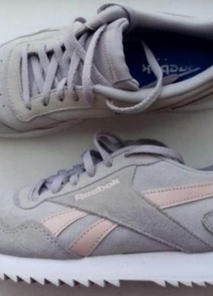 Оригинал. женские кроссовки из натуральной замши reebok royal glide ...