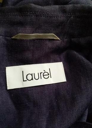 🔥разгрузка laurel лен+шерсть люкс фиолет пиджак жакет блейзер тренч винтаж офис кэжуал7 фото