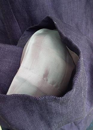 🔥разгрузка laurel лен+шерсть люкс фиолет пиджак жакет блейзер тренч винтаж офис кэжуал10 фото