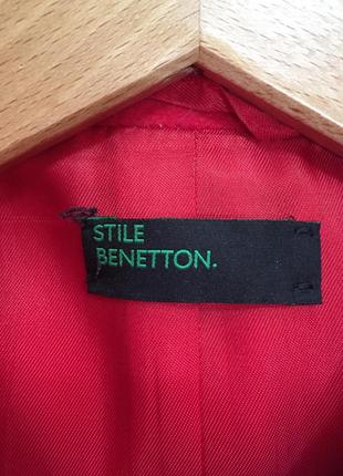 Шерстяное пальто benetton3 фото