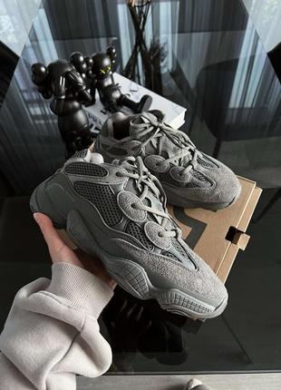 Кросівки чоловічі, жіночі adidas yeezy boost 500 granite premium, адідас ізі буст преміум1 фото