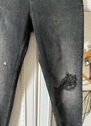 Оригінальні нові темно-графітові джинси lee3 фото
