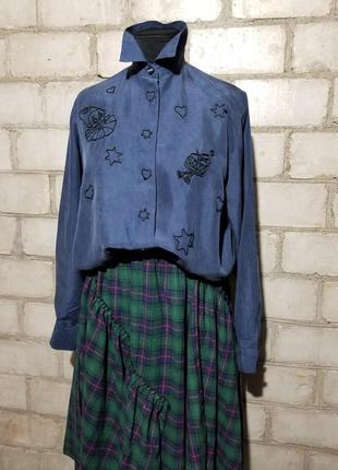 Шовкова сорочка вишивка