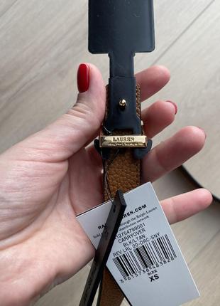 Двухсторонний кожаный пояс, ремень.