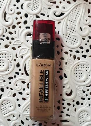 Loreal infaillible 24 wear fresh стійкий матувальний тональний крем2 фото