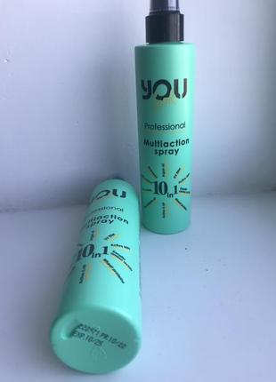 Мультиспрей мгновенного действия 10 в 1 you look professional multiaction spray 10 in 1, 200 мл