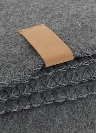 Плед фліс 130x170 см темно-сірий2 фото