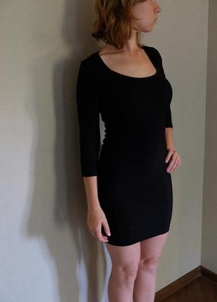 Бандажное платье little black dress5 фото