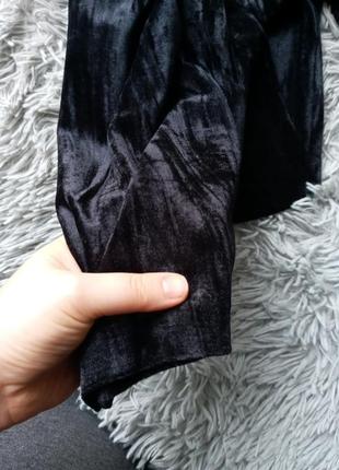 Велюровые брюки клеш7 фото