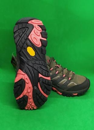 Женские трекинговые кроссовки merrell moab 2 на мембране gore-tex (j41106), оригинал.3 фото