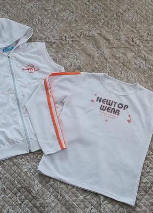 Комплект( жилетка+кофта)