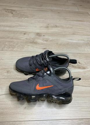 Кроссовки женские nike air vapormax gs dark grey orange blaze