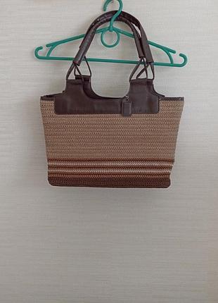 🌲🎉o.i.s scandinavian easywear гарна  плетена жіноча сумка шоппер🌲🎉