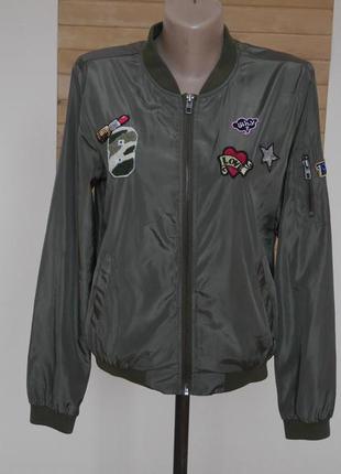 Куртка-бомбер розмір s blue denim only