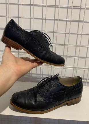 Туфли броги кожа autograph р.36, потолка 23.5 см