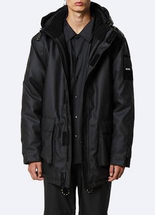 Куртка rains glacial parka 1525 black m/l