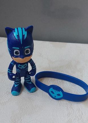 Набор pj masks фигурка и браслет кэтбой1 фото