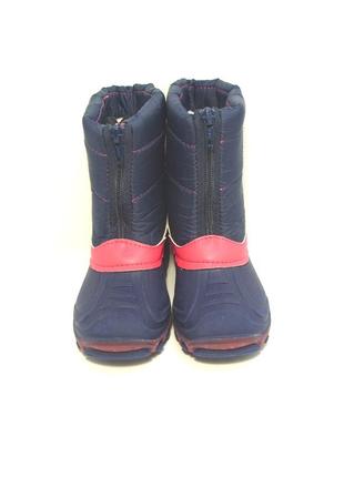Дитячі зимові чобітки з підсвіткою чоботи дутики р. 273 фото