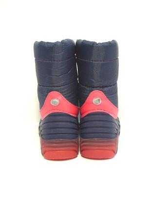 Дитячі зимові чобітки з підсвіткою чоботи дутики р. 276 фото