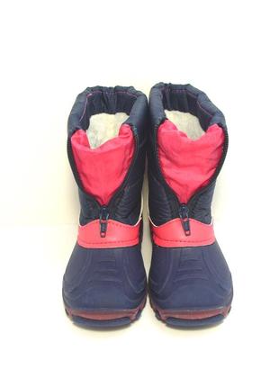 Дитячі зимові чобітки з підсвіткою чоботи дутики р. 274 фото