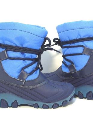 Дитячі зимові чобітки з підсвіткою чоботи дутики р. 262 фото