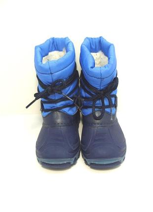 Дитячі зимові чобітки з підсвіткою чоботи дутики р. 263 фото