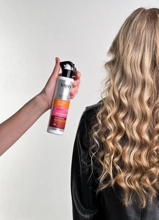 Термозахист для фарбованого волосся kayan professional bb silk hair spray2 фото