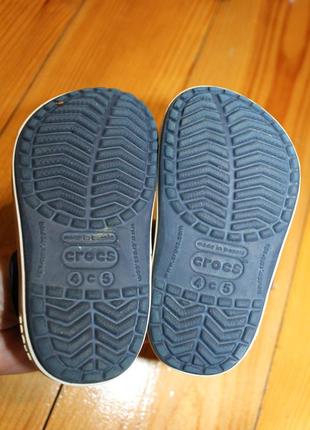 4 c 5 crocs сандалии 12,5 см. стелька, ширина подошвы - 6,5 см.3 фото