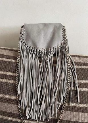 Стильна шкіряна сумка zara