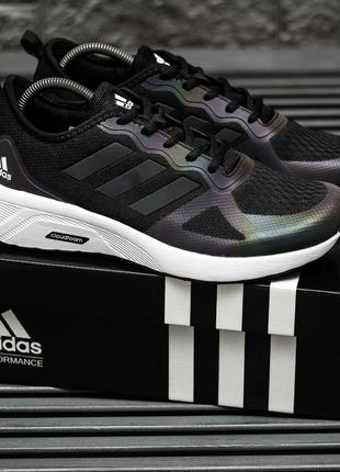 Мужские кроссовки adidas cloudfoam black white