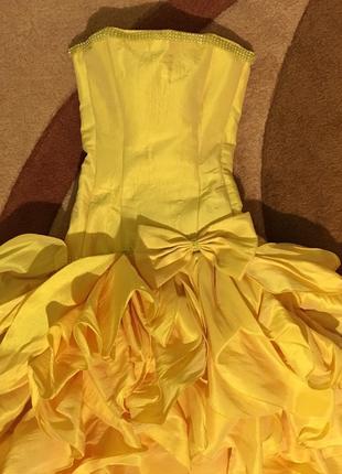 Плаття святкове платтячко ошатне випускний волани руш руші рюшечки корсет1 фото