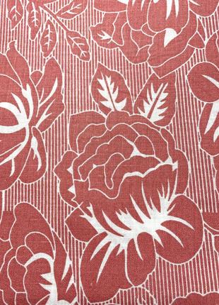 Простынь евро размер с цветами, 100% хлопок