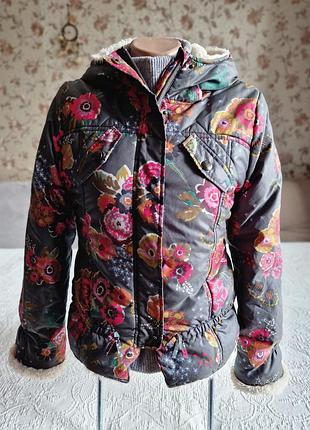 Підліткова укорочена куртка для дівчинки desigual