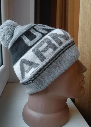 Шапка under armour men's retro beanie 2.0  оригинал5 фото