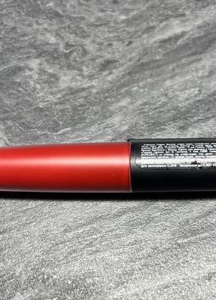 Жидкая матовая помада-тинт l'oréal paris rouge signature, оттенок 114 i represent4 фото