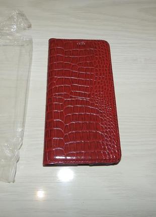 Чехол книжка из натуральной премиум кожи для xiaomi redmi note 9 4g / redmi 9 power / redmi 9t4 фото