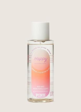 Парфюмированный спрей мист для тела pink victoria ́s secret happy