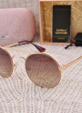 Красивые круглые солнцезащитные очки  gian marco venturi gmv8502 фото