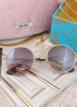 Красивые круглые солнцезащитные очки  gian marco venturi gmv8501 фото