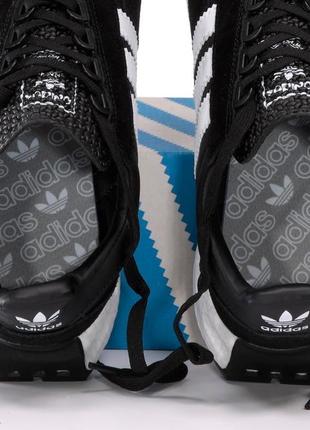 Adidas retropy e5 black white, кроссовки адидас мужские черно белые, кросівки адідас чоловічі7 фото