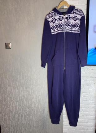 Кигуруми утепленное цельная мужская пижама burton menswear, m1 фото