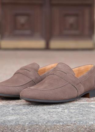 Песочно-коричневые лоферы оригинальная и качественная обувь6 фото
