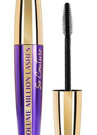 Тушь для ресниц loreal million lashes so couture объем лореаль кутюр1 фото