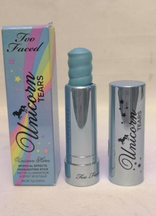 Стик-хайлайтер too faced unicorn dreams highlighting stick, 7 гр.5 фото