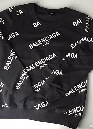 Чорний світшот balenciaga, м 2