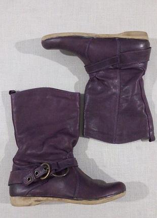 М'яка які демісезонні шкіряні чоботи