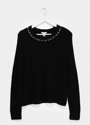 🖤джемпер h&m розмір xs чорний із додаванням вовни