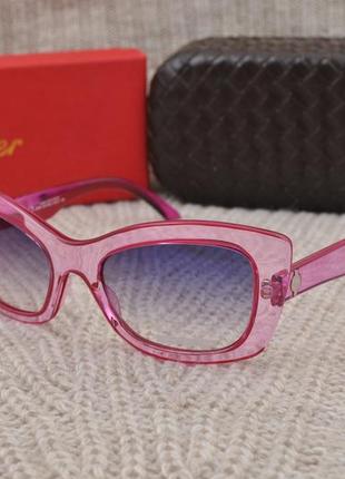 Красивые солнцезащитные женские очки в прозрачной оправе eternal