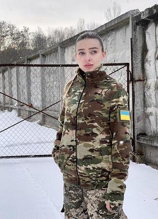 Жіноча кофта флісова на блискавці