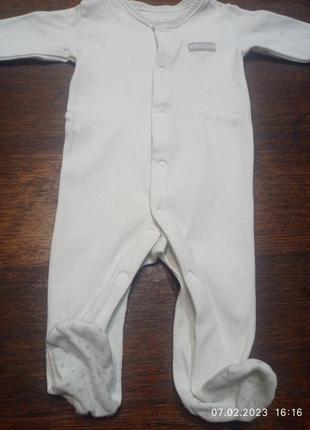 Білий чоловічок 56-62 розміру 1274